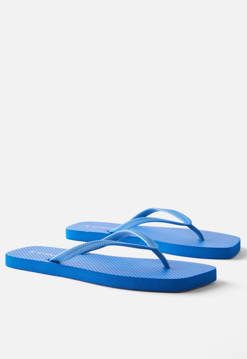 Cotton On - Square toe flip flop - blue
