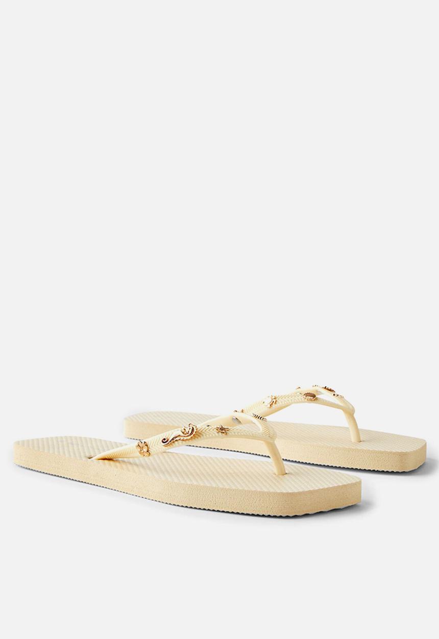 Cotton On - Charm flip flop - neutral