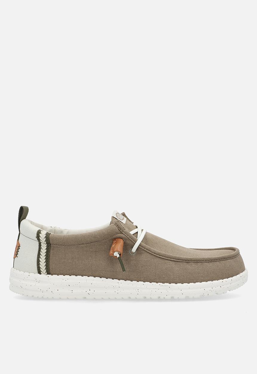 Hey Dude - Wally Craft Linen TSB - Timber/Silver Birch