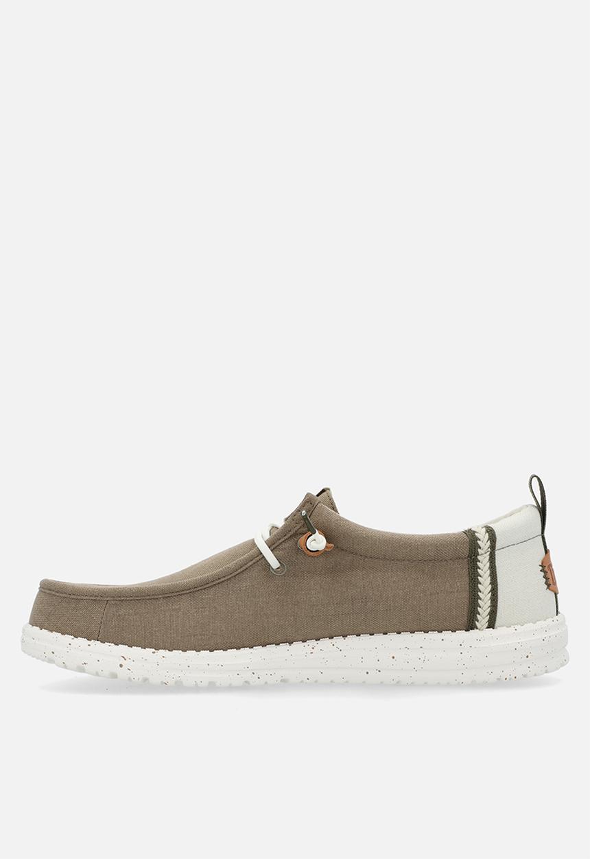 Hey Dude - Wally Craft Linen TSB - Timber/Silver Birch