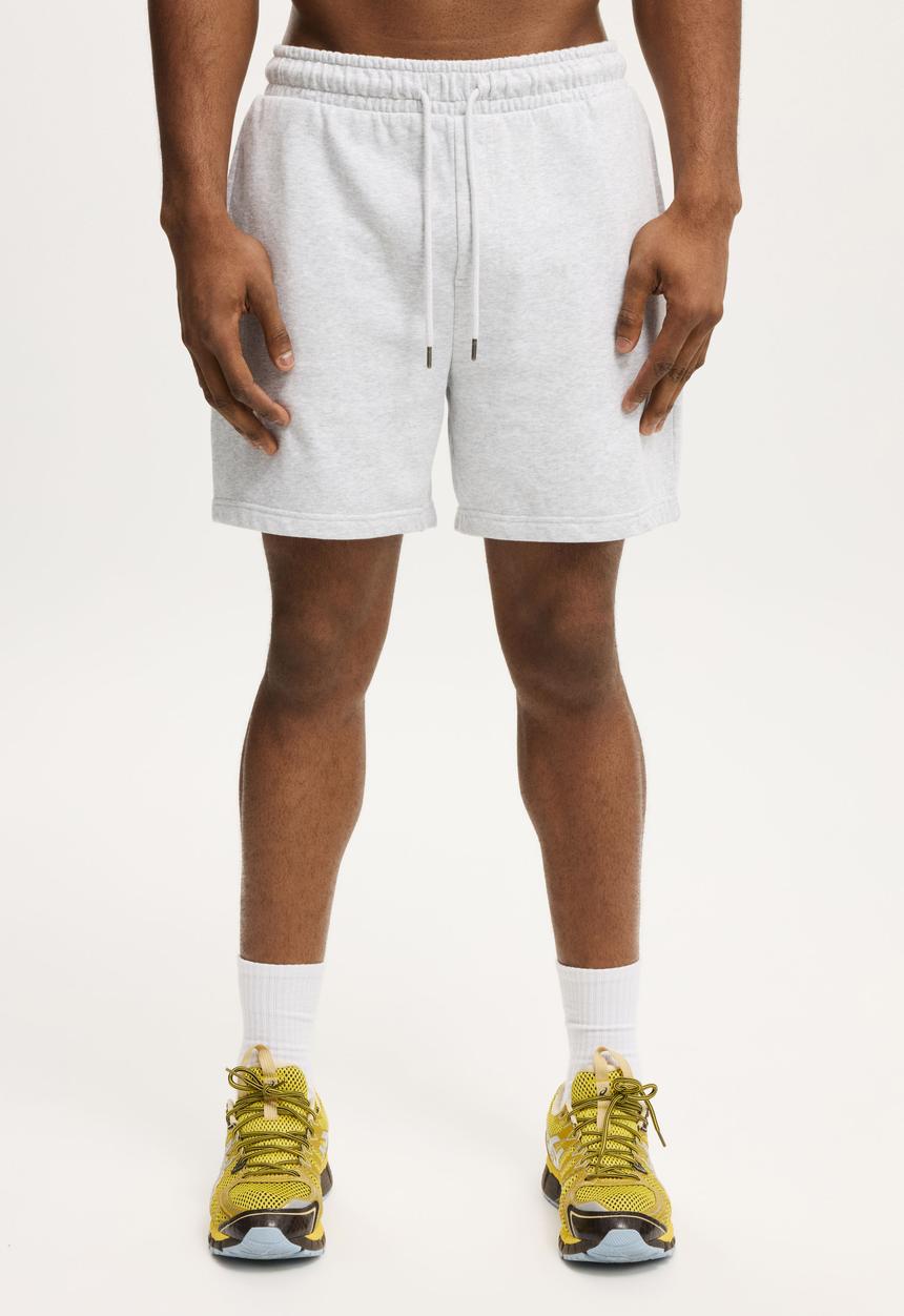 Cotton On - Everyday Fleece Short - Grey Marle