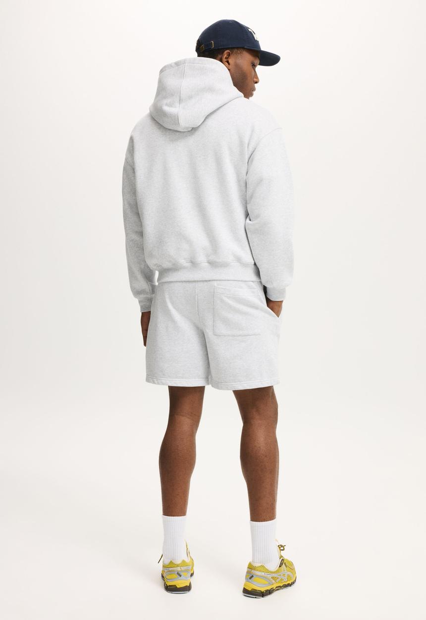 Cotton On - Everyday Fleece Short - Grey Marle