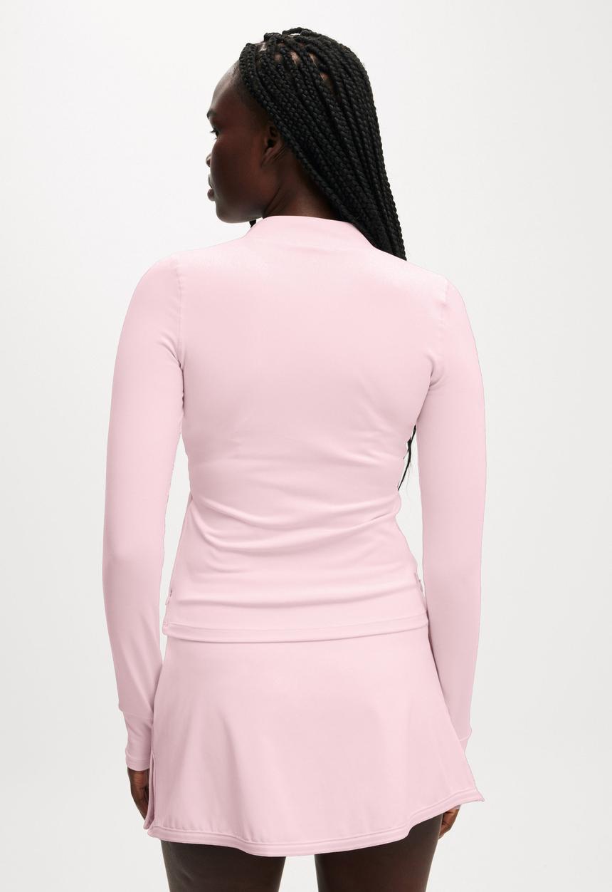 Cotton On - Active Core Zip Through Long Sleeve - Cherry Dream