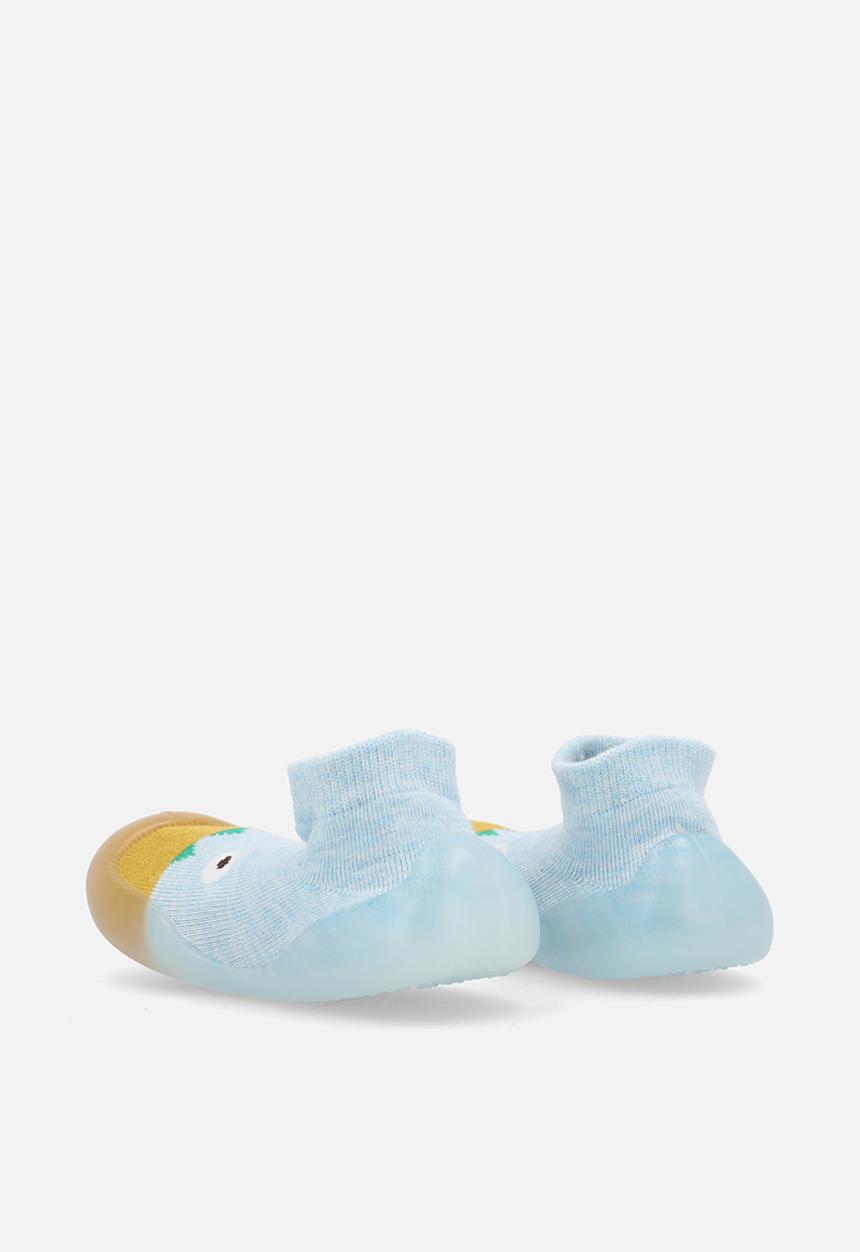 Pop Candy - Sock boots - light blue/multi
