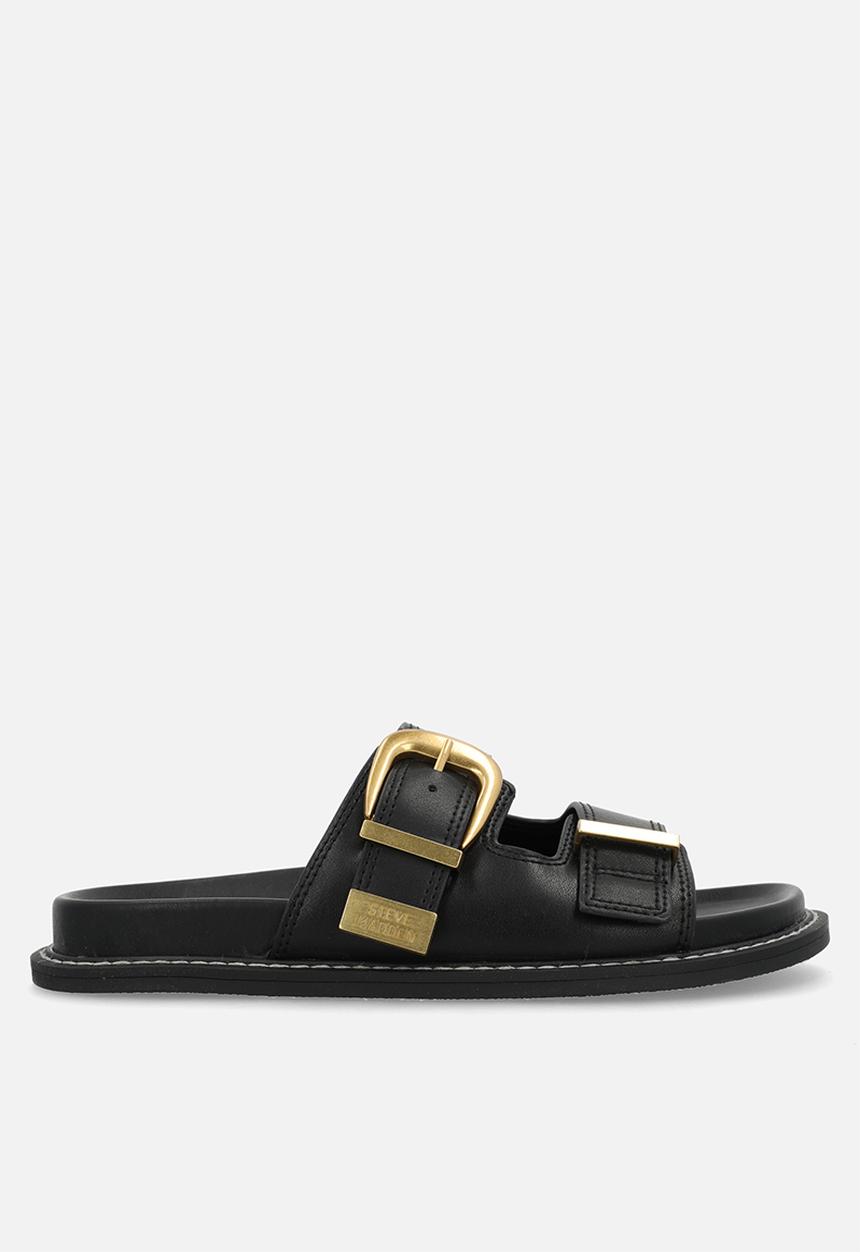 Steve Madden - Arch slide - blk action lea