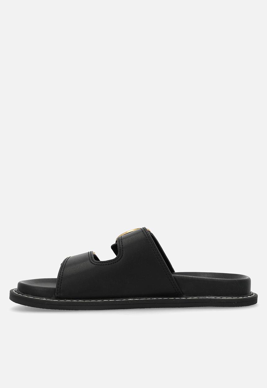 Steve Madden - Arch slide - blk action lea