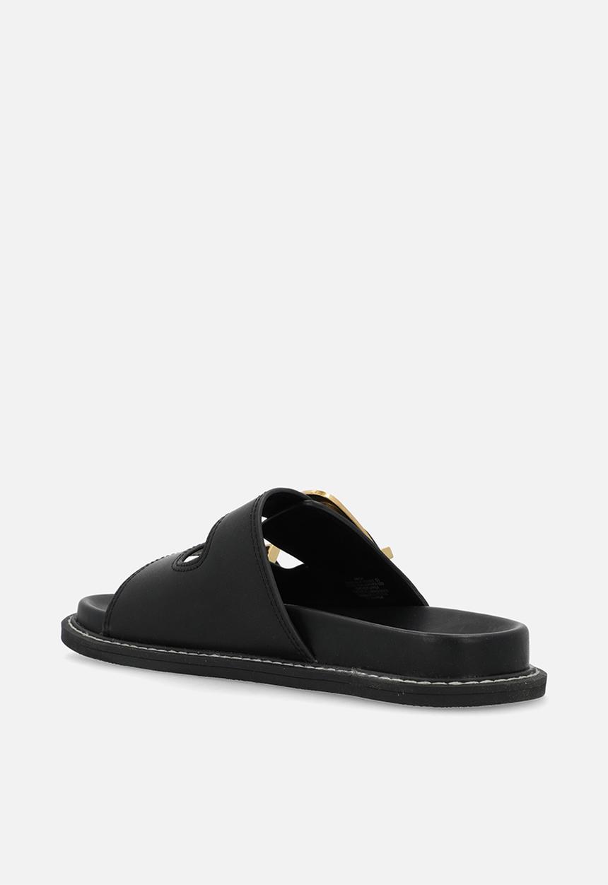 Steve Madden - Arch slide - blk action lea