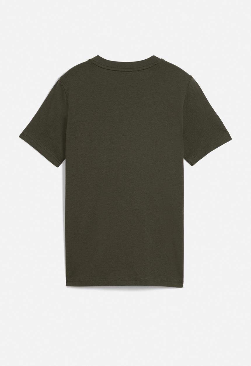 PUMA - Ess 2 Color No.1 Logo Tee B-Dark Olive