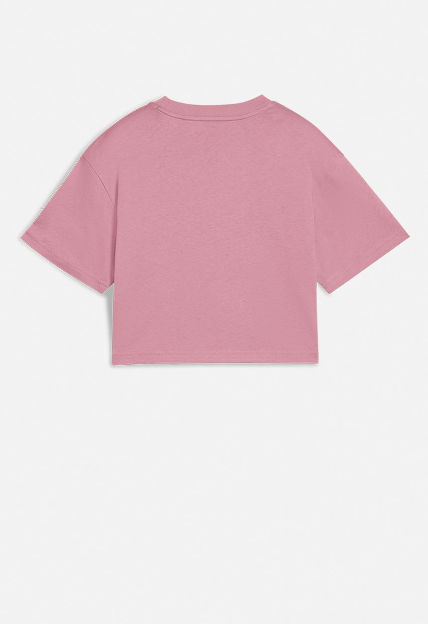 PUMA - Ess 2 Color No. 1 Logo  Short Length Tee G-Poised Pink