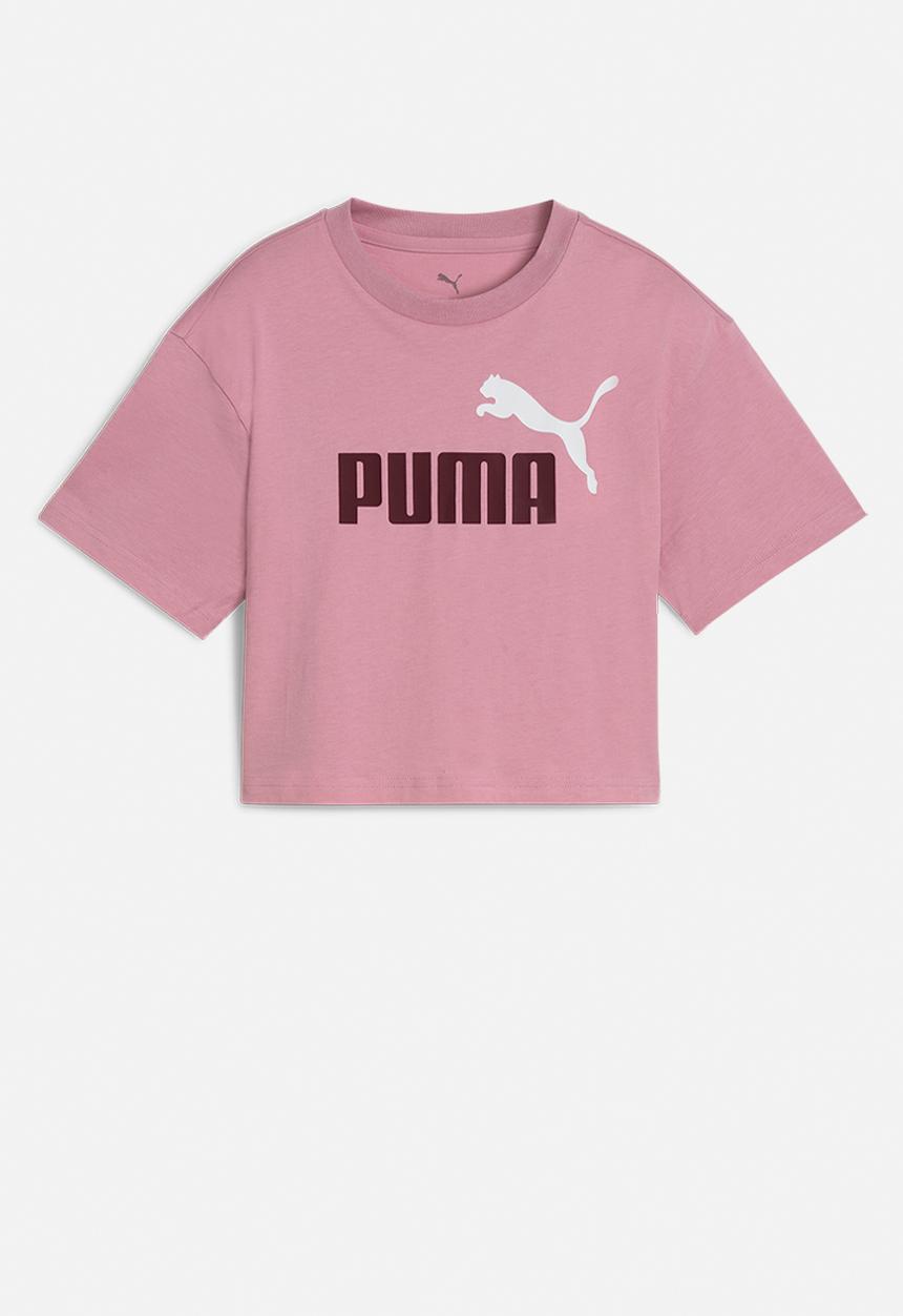PUMA - Ess 2 Color No. 1 Logo  Short Length Tee G-Poised Pink