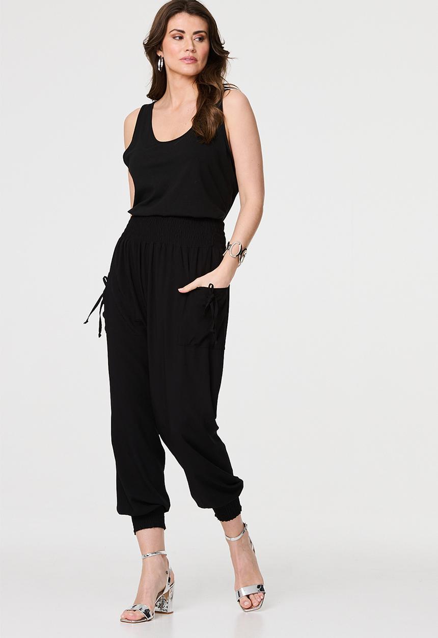 Izabel London - Harem Pant - Black