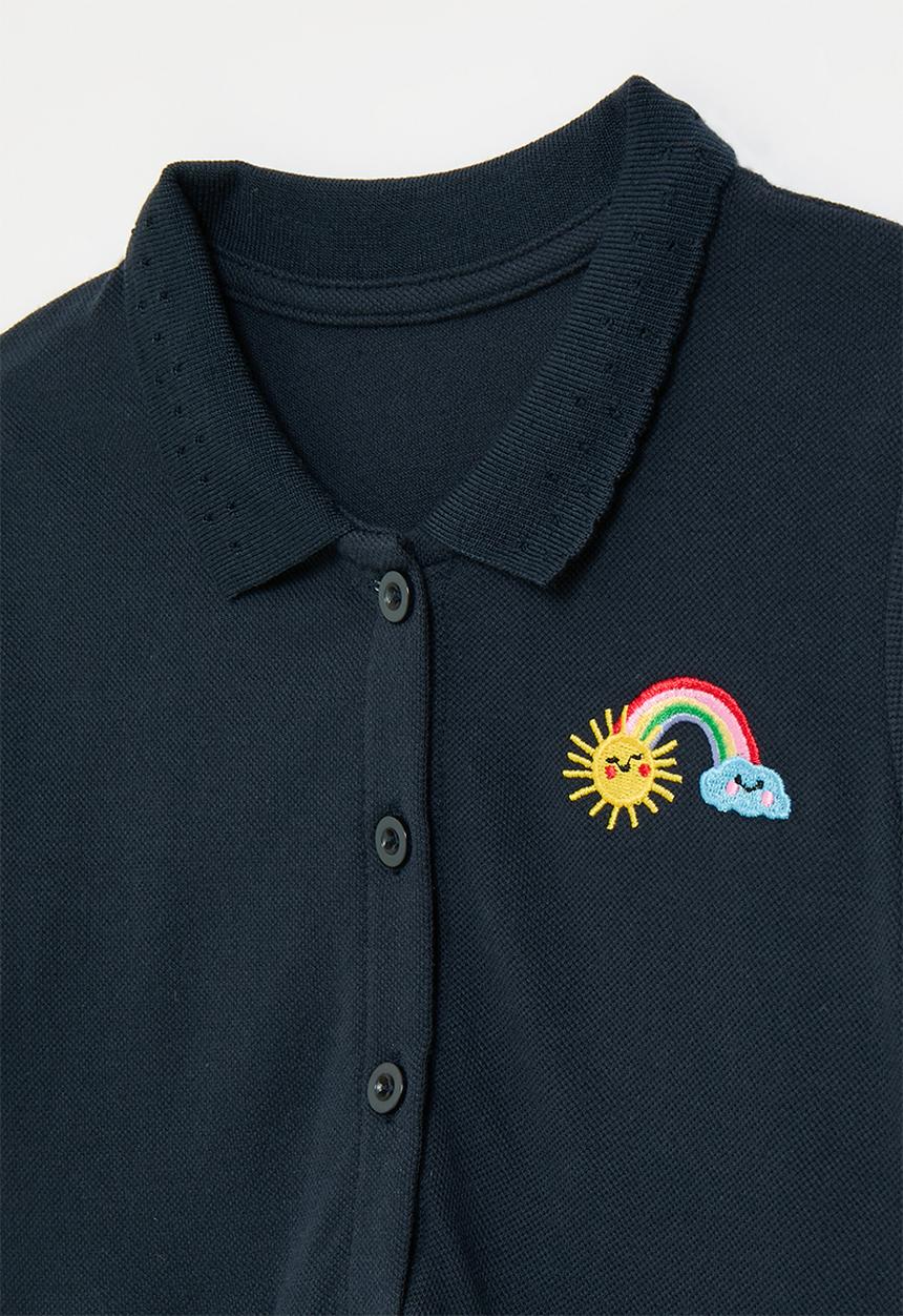 Pop Candy - Golfer dress - black/rainbow