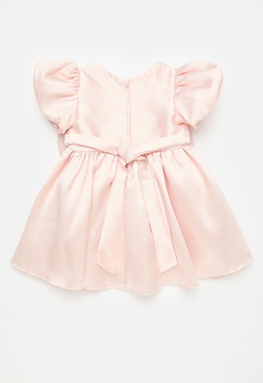 Pop Candy - Bouffant occasion dress with beaded neckline - pink