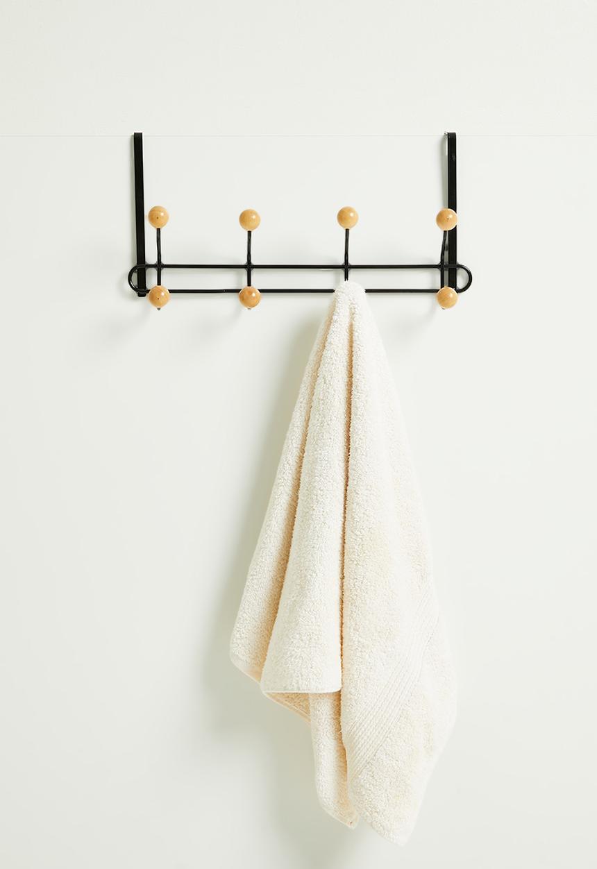 Storage Solutions - Over-the-door hook rack - black