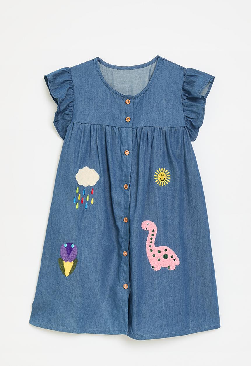 Pop Candy - Denim darling dress - blue