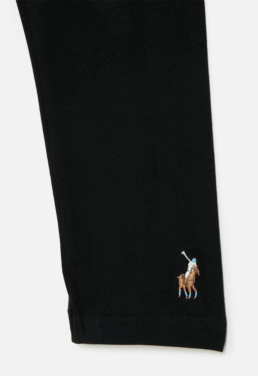 POLO - Core girls megan cropped legging - black