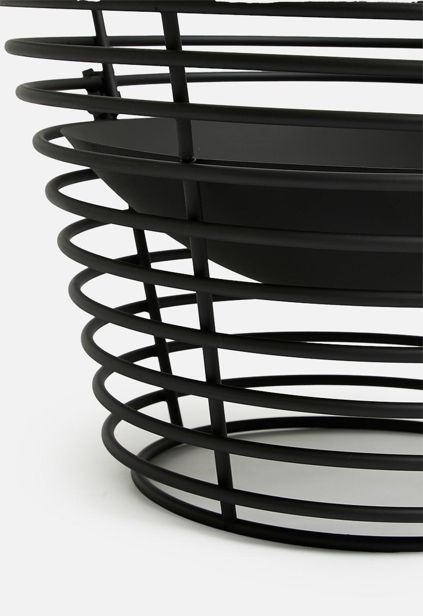 H&S - Nest fire pit - black