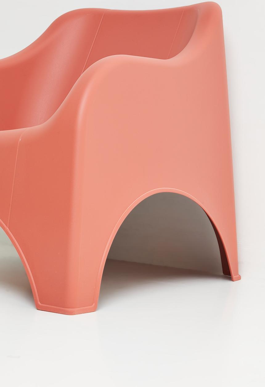 H&S - Nuvola outdoor lounge chair - rust