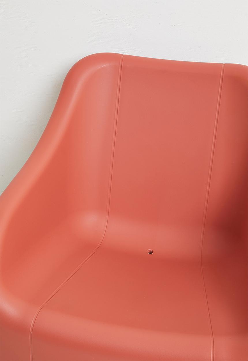 H&S - Nuvola outdoor lounge chair - rust