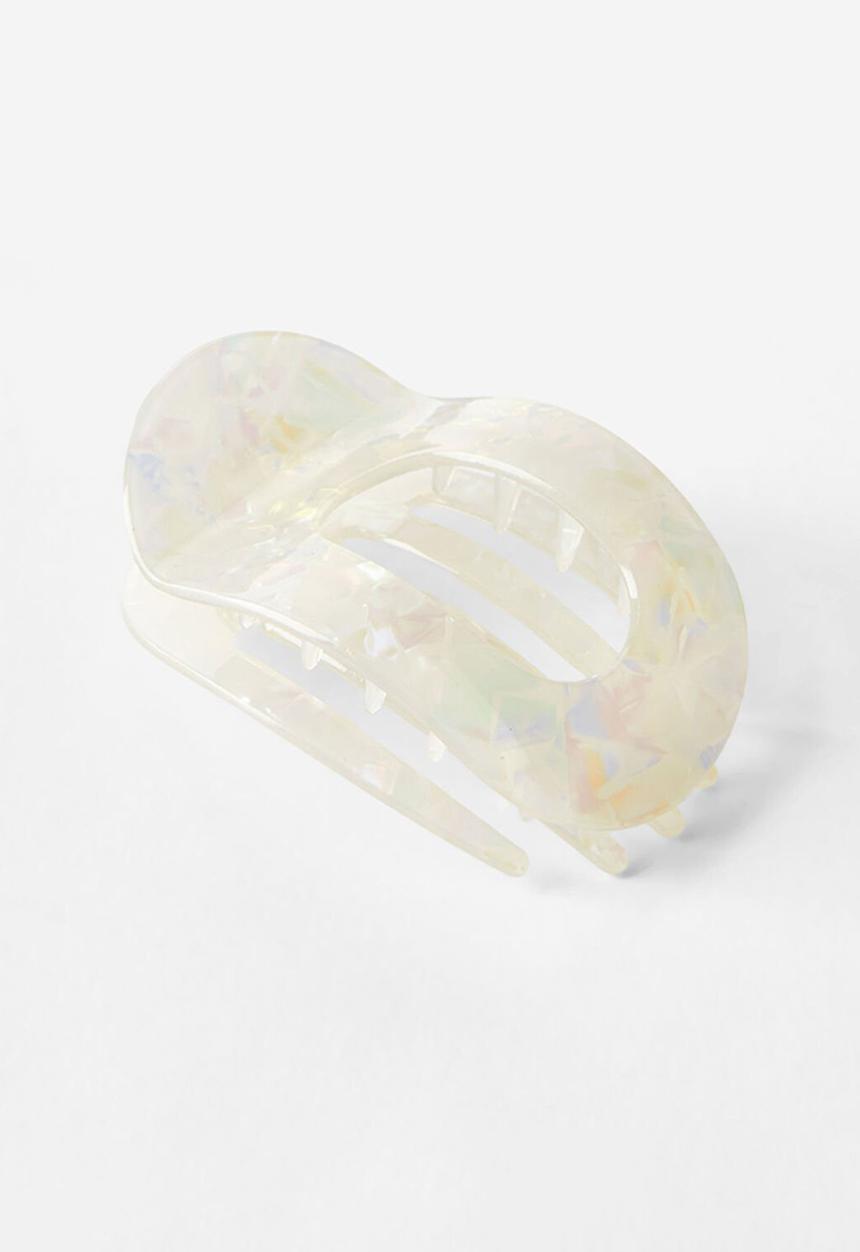 Rubi - Road Trip Hair Claw - White