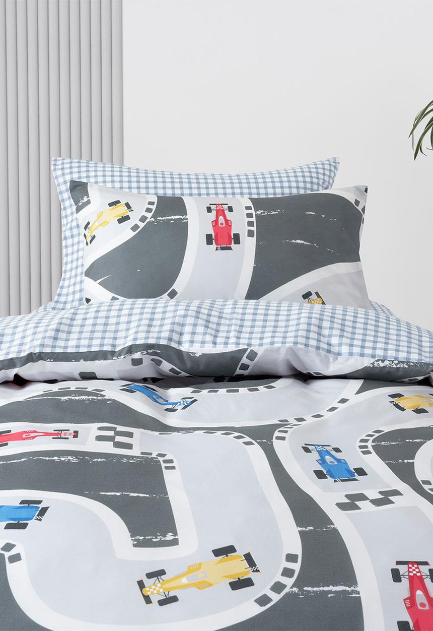 Linen House - Speed Racer Smoke Duvet Cover Set - multi