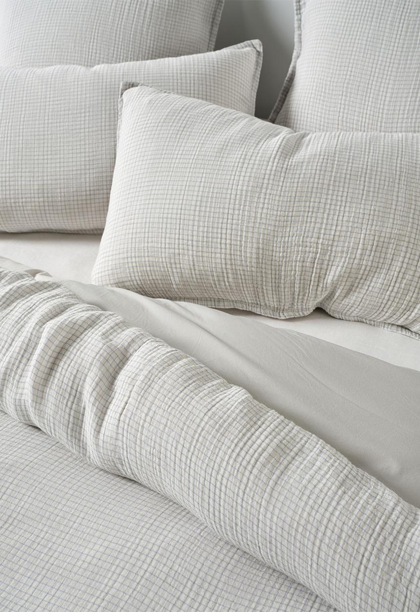 Linen House - Rohan Hydrangea Duvet Cover Set - natural