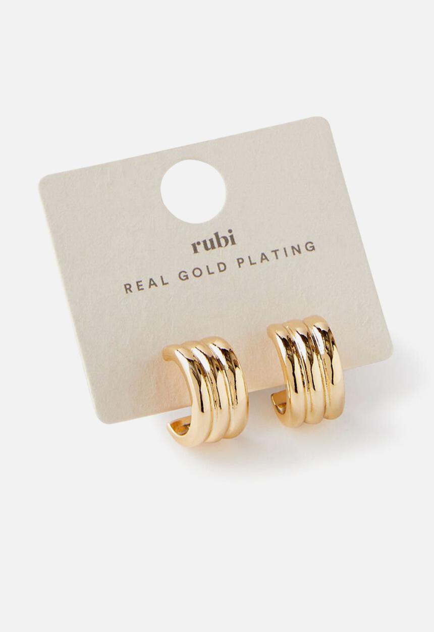 Rubi - Small Hoop Earring-Gold