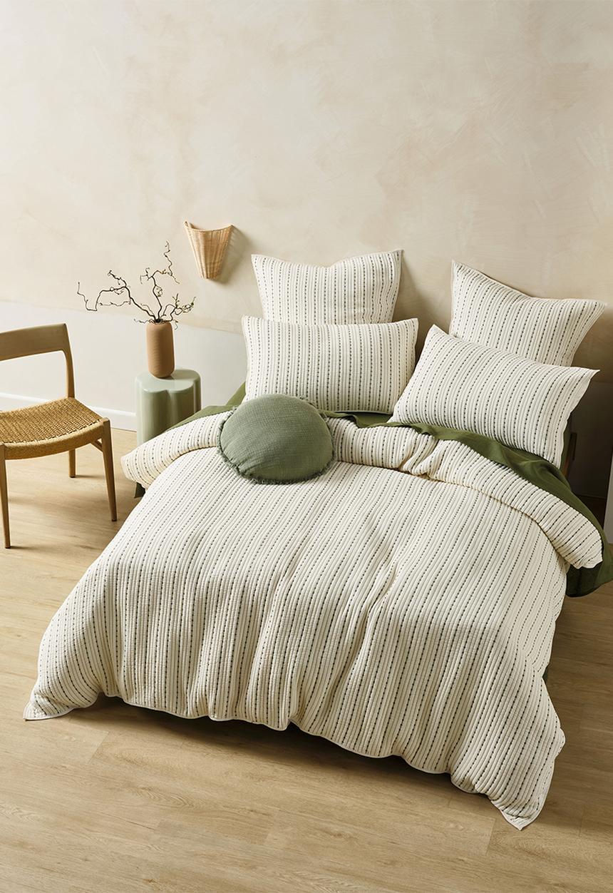 Linen House - Millbrooke Duvet Cover Set - Vanilla