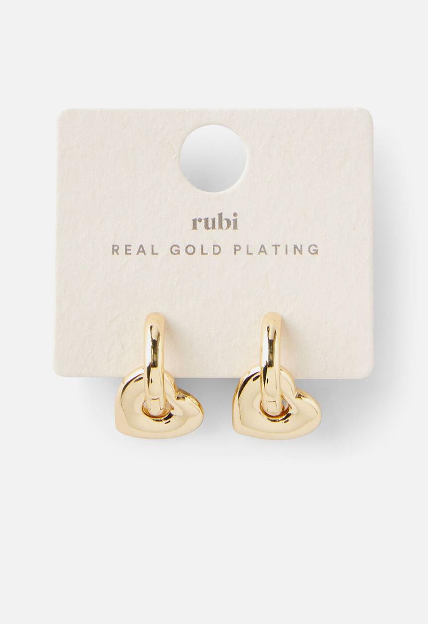 Rubi - Huggie Hoop Earring - Gold