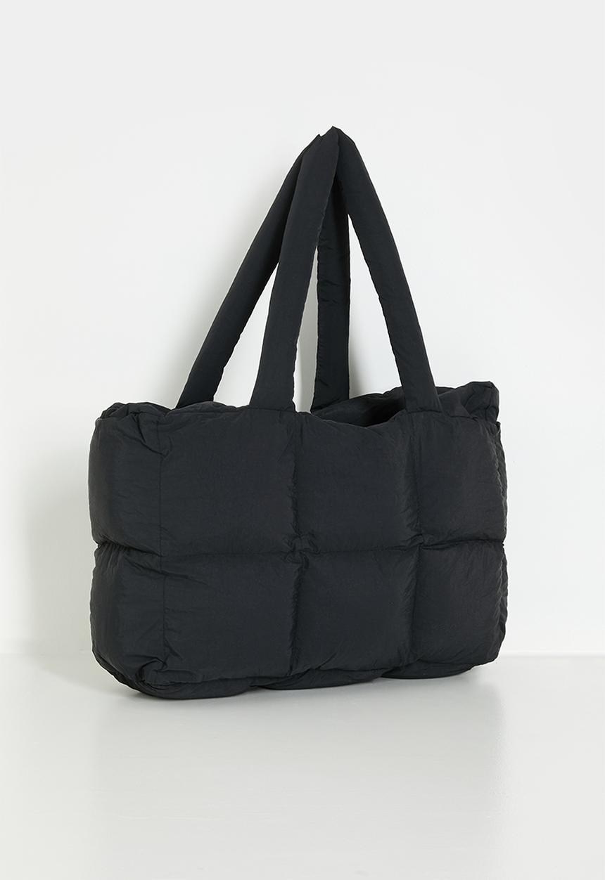 Pop Candy - Quilted tote bag - black