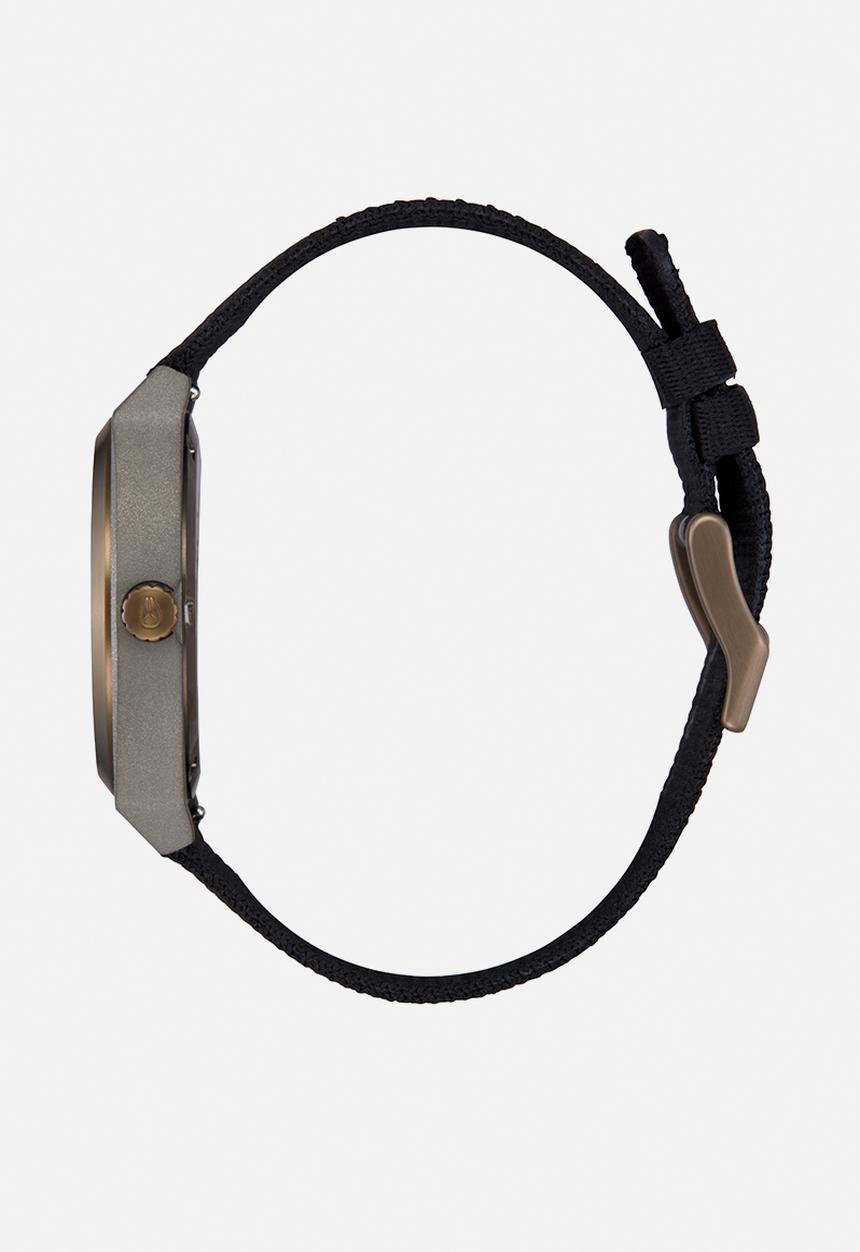 Nixon - Time Teller Nylon Watch - Dark Gray /Black