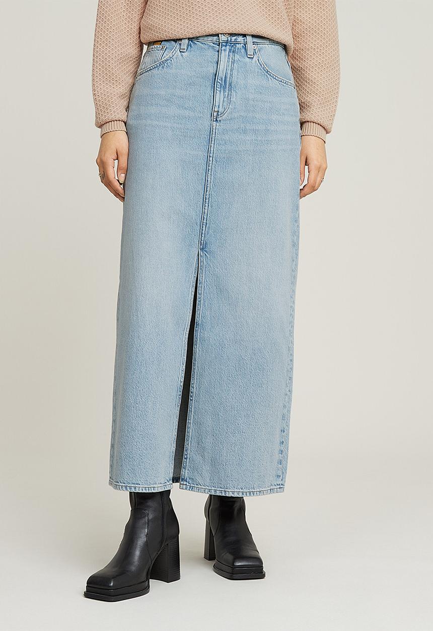G-STAR - Viktoria Long Skirt Wmn - Sun Faded Cloudburst