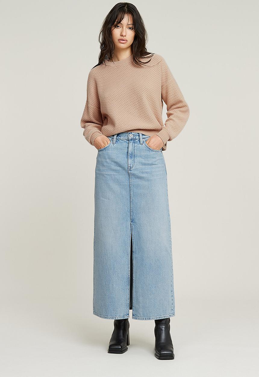 G-STAR - Viktoria Long Skirt Wmn - Sun Faded Cloudburst