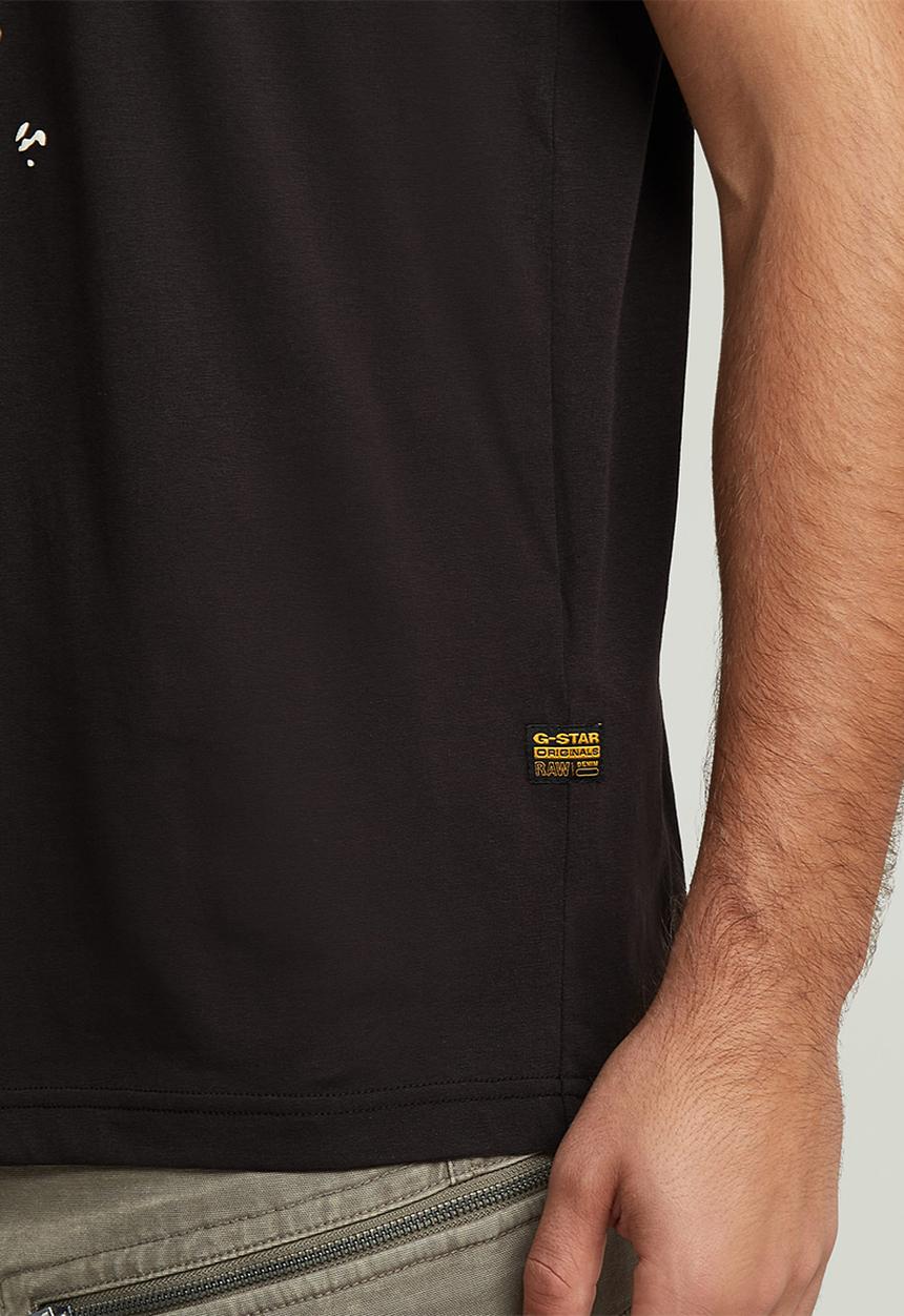 G-STAR - Hd Print R T - Dk Black