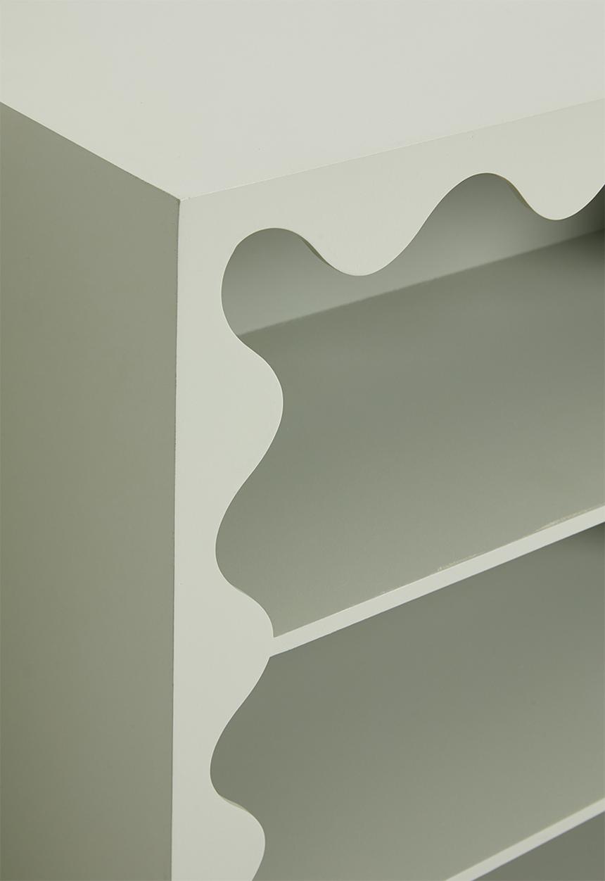 Sixth Floor - Neptune wide shelf - grey