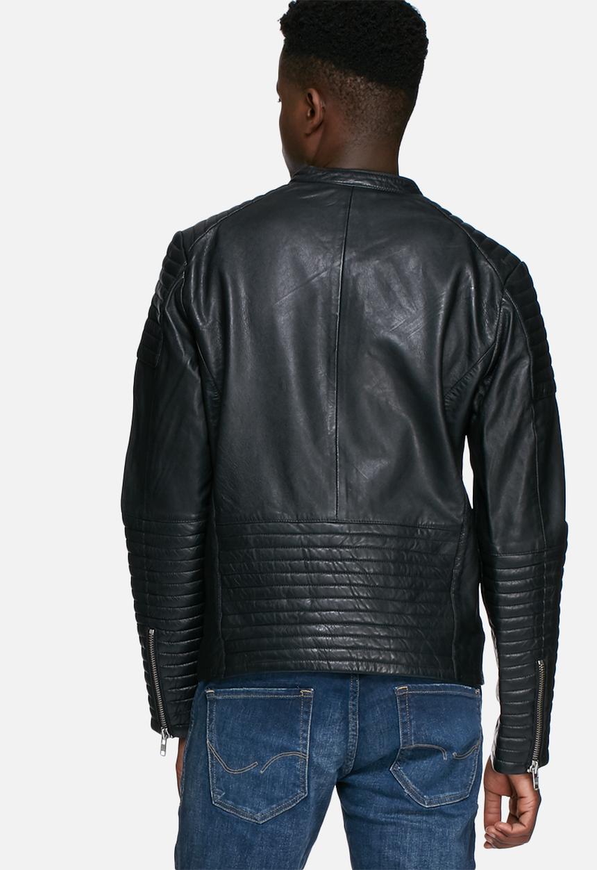 Jack & Jones - Rowen leather jacket
