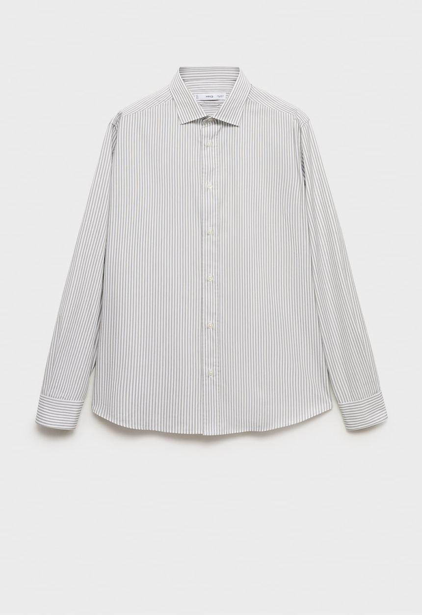 MANGO - Camisa Playr - Khaki
