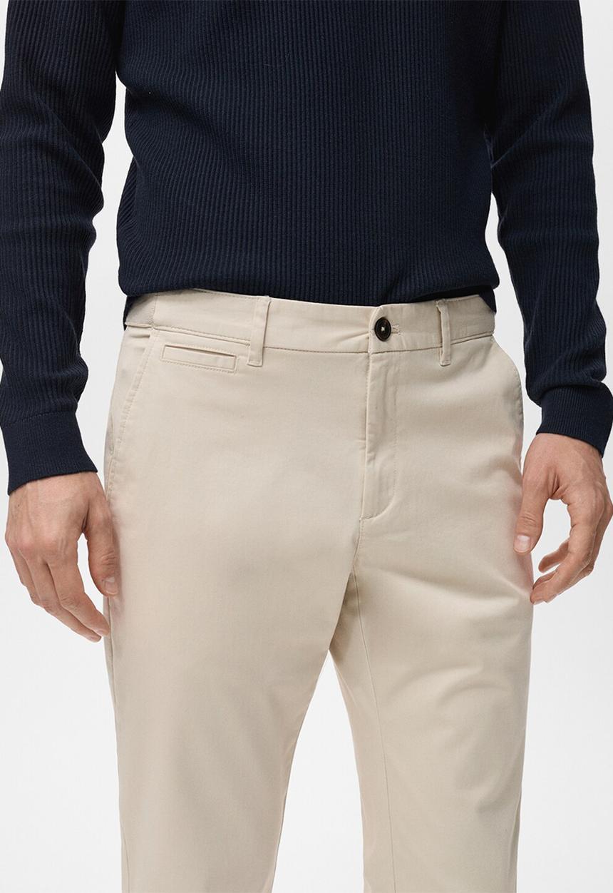 MANGO - Pantalon Prato - Ligth Beige