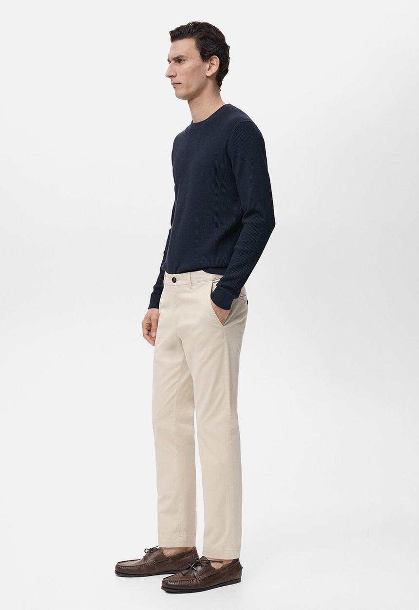 MANGO - Pantalon Prato - Ligth Beige