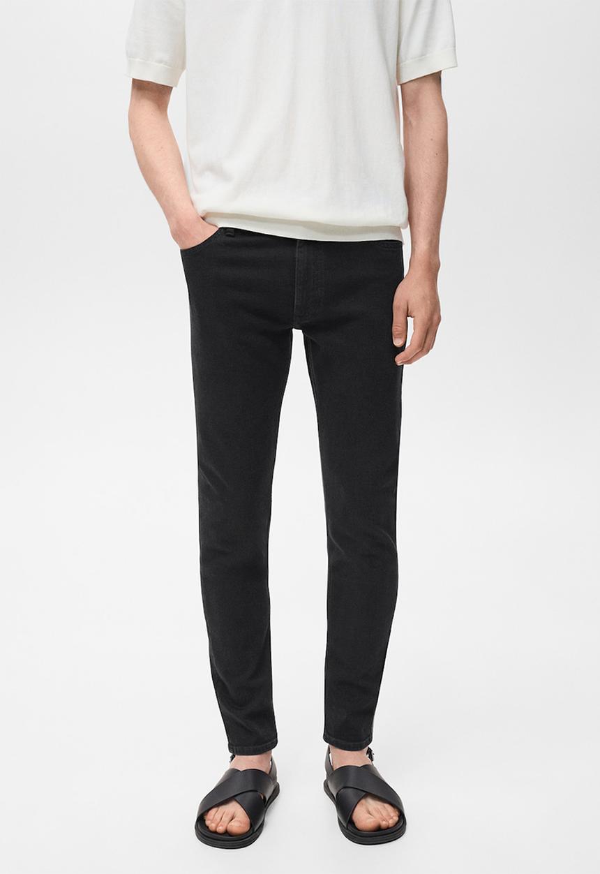 MANGO - Jeans Jude - Black Denim