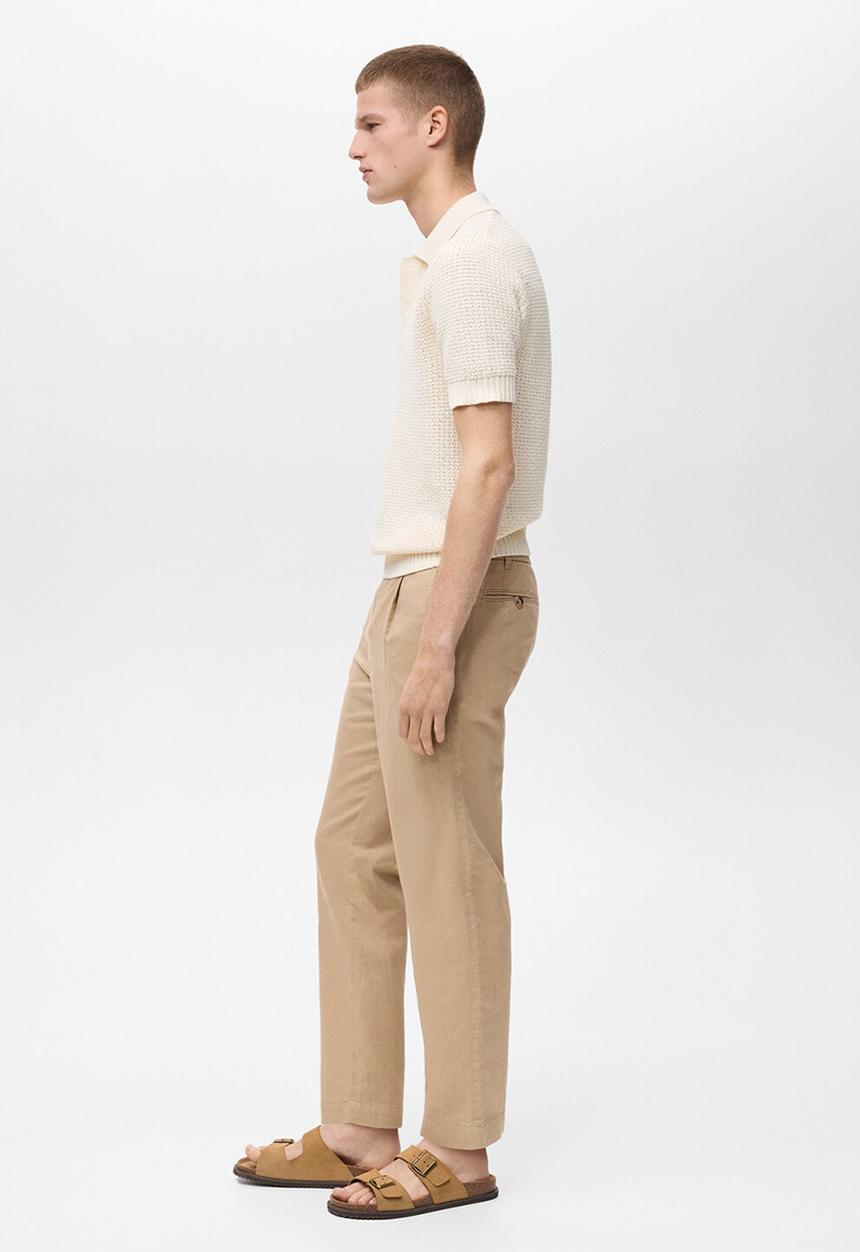 MANGO - Pantalon Romelino - Beige