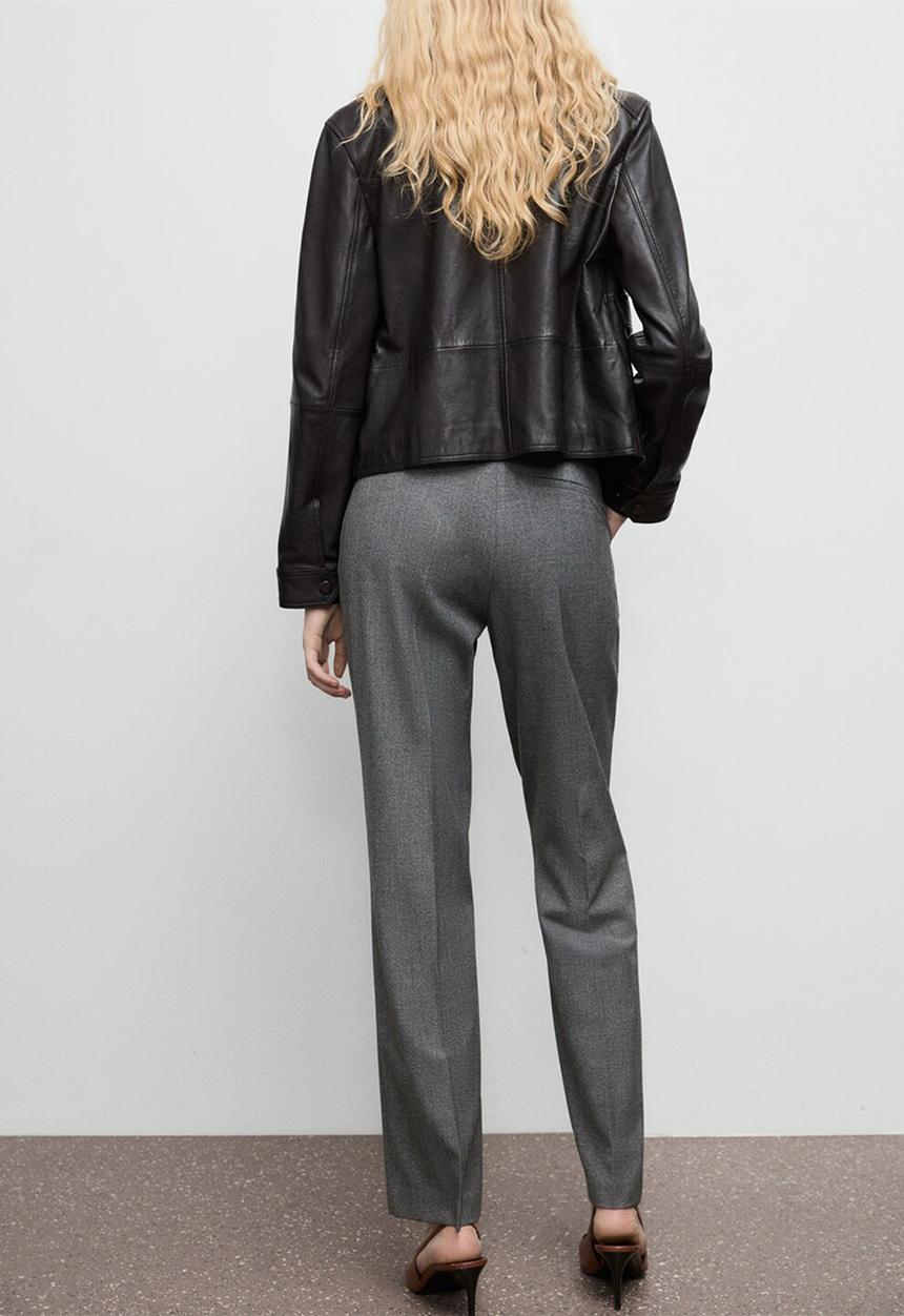 MANGO - Trousers Carlosw - Gray