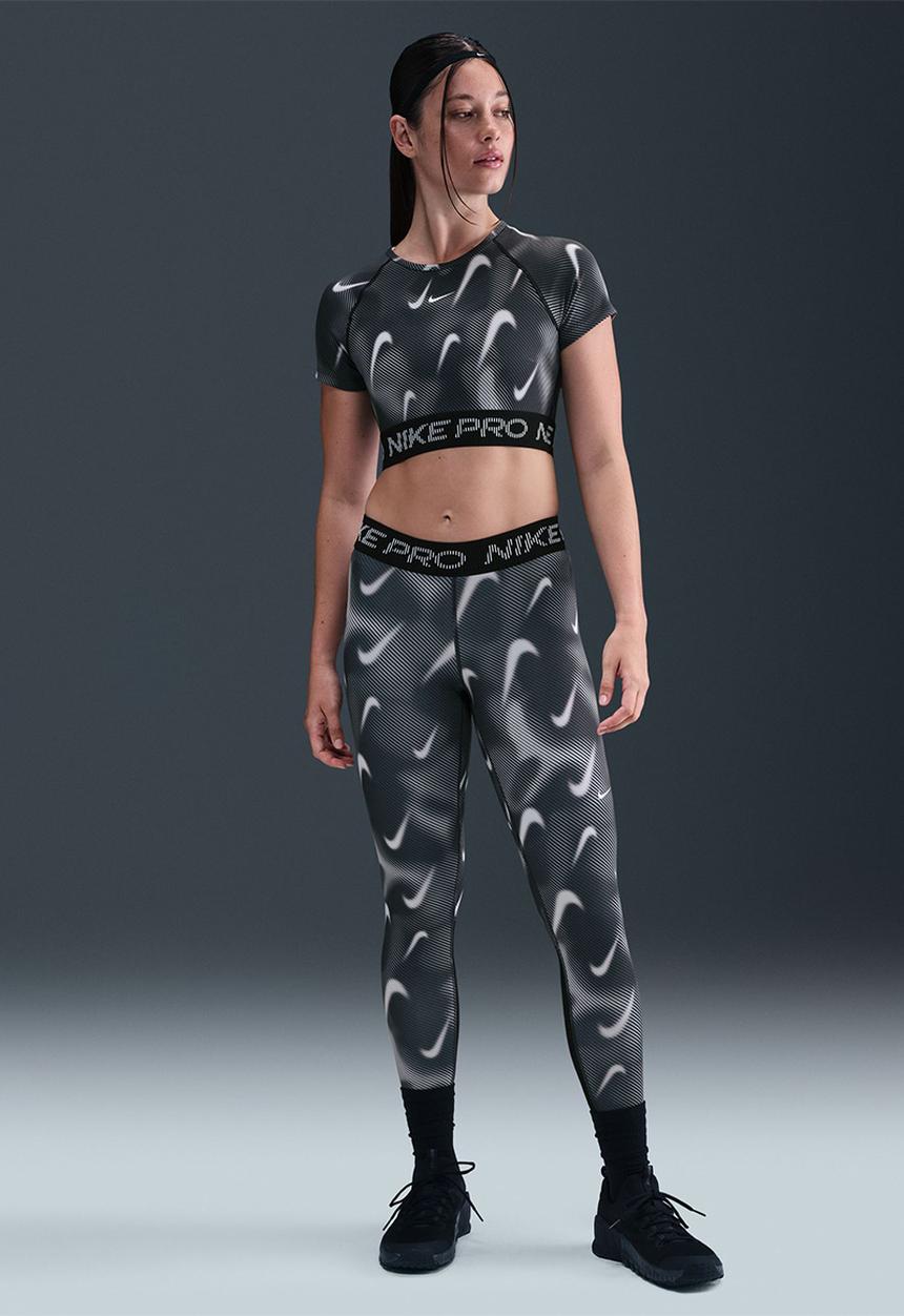 Nike - Mid-Rise 7/8 Printed Leggings - Print
