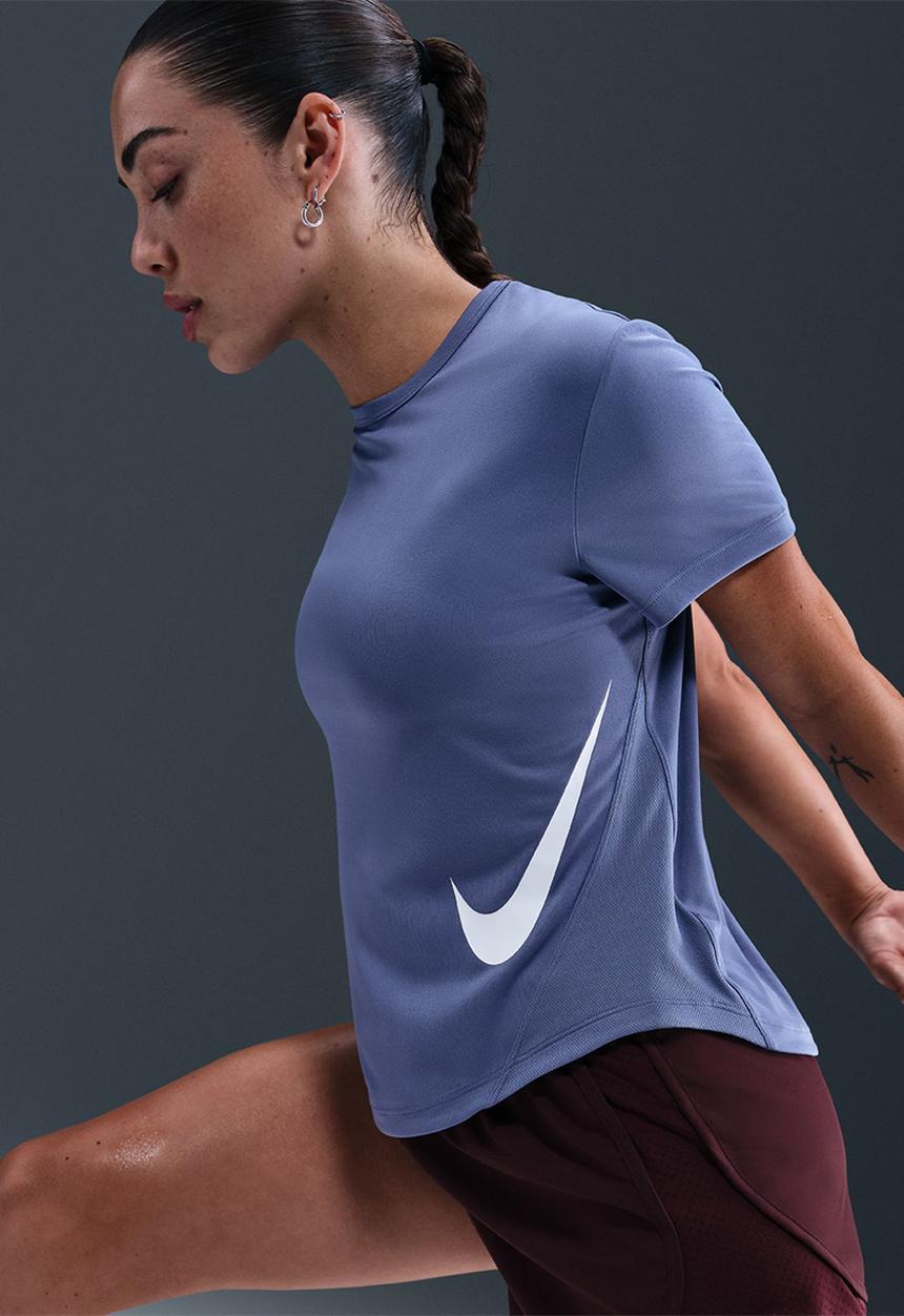Nike - Dri-Fit Short-Sleeve Running Top - Blue