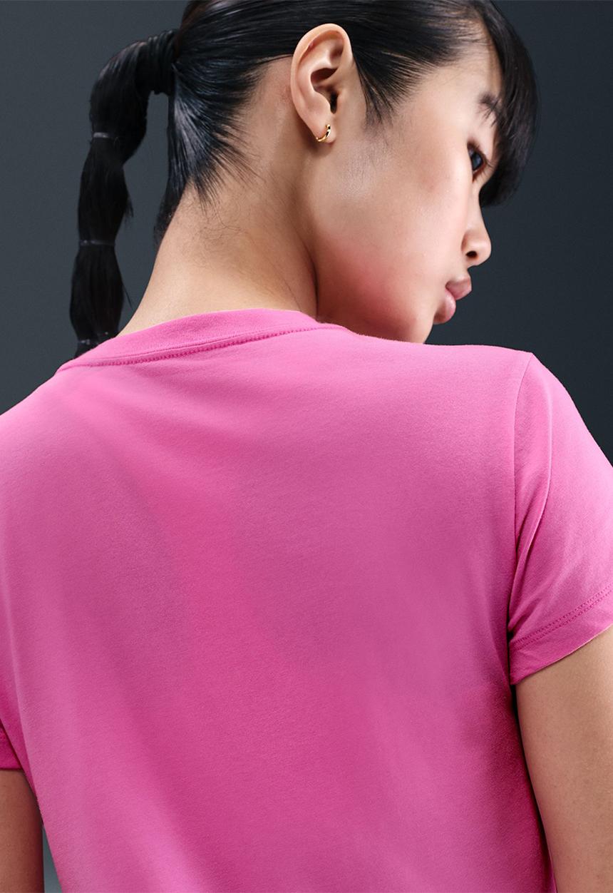 Nike - W Nsw Nk Chll Knit Tee Vrb - Pink