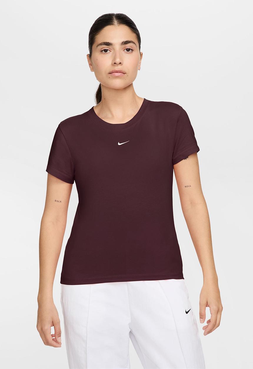 Nike - Nsw Crop T-Shirt - Maroon