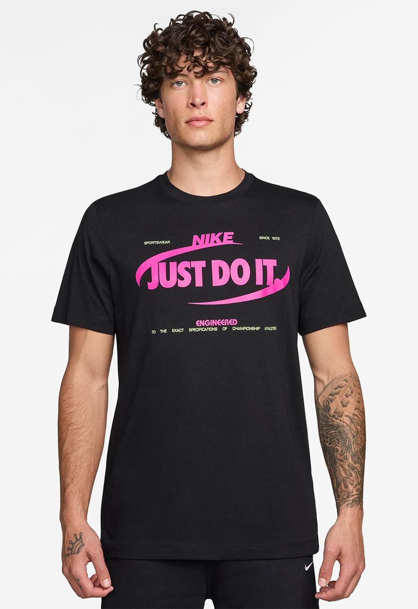 NSW Tee JDI Fa - Black/Fire Pink