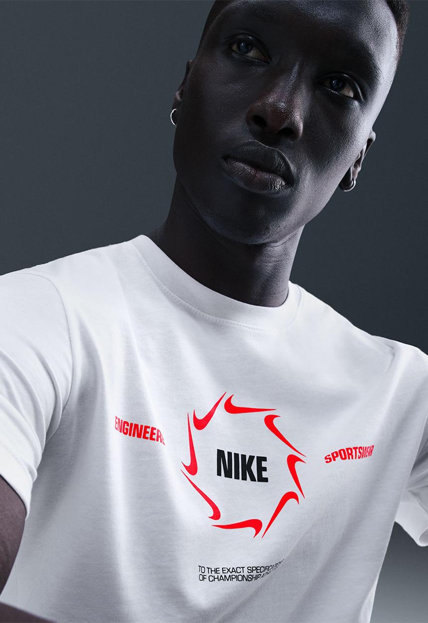 Nike - NSW Swoosh25 Tee -  White/Black