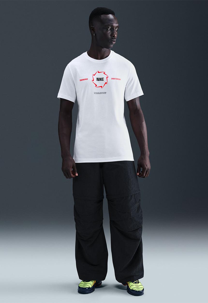 Nike - NSW Swoosh25 Tee -  White/Black