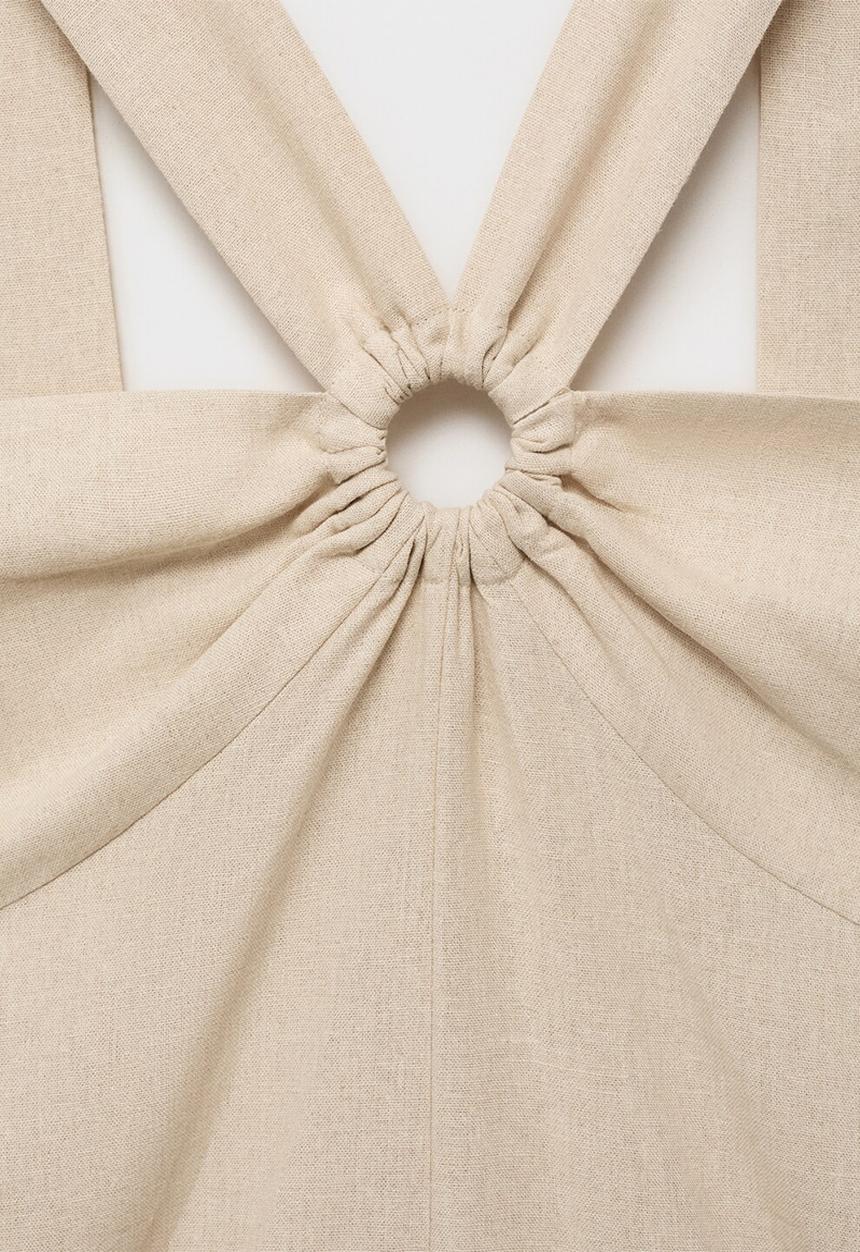 MANGO - Jumpsuit Super - Light/Pastel Brown